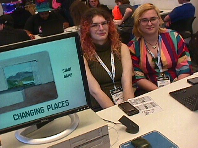 Photo of us next to Changing Places at LTUX