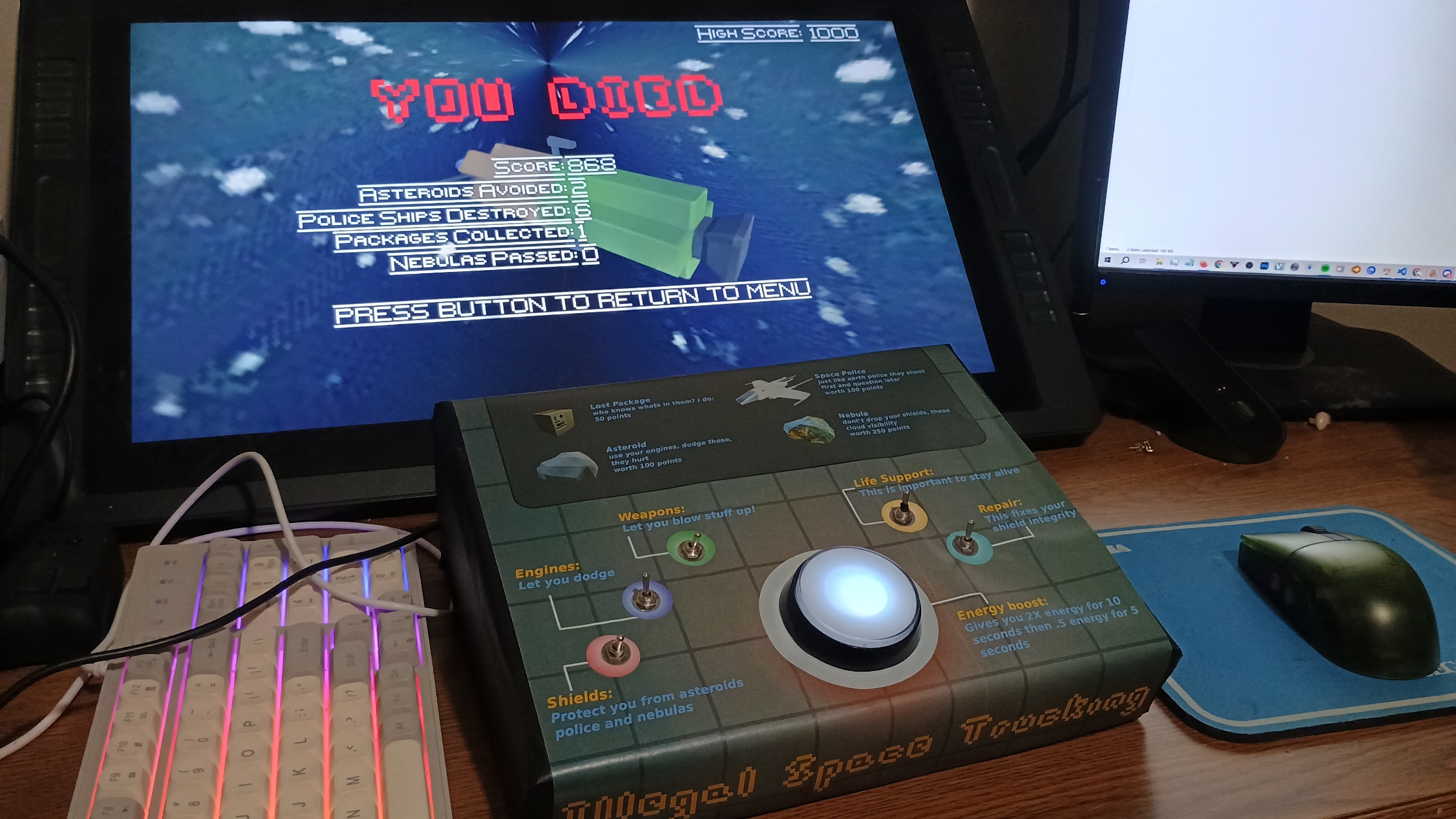 A screenshot of the video game Changing Places